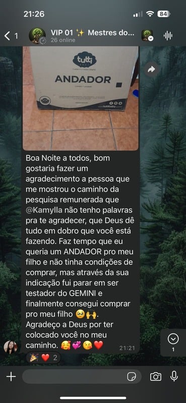 Depoimento de sucesso - Juliana ganhou R$ 380 em pesquisas